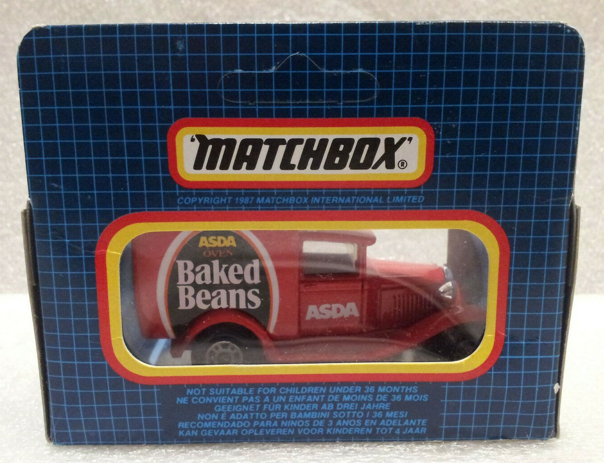 Matchbox MB 38 Ford model T YELLOW VAN ASDA BAKED BEANS