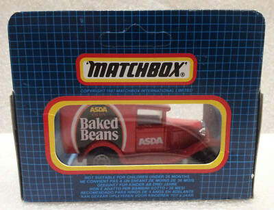 Matchbox MB 38 Ford model T YELLOW VAN ASDA BAKED BEANS