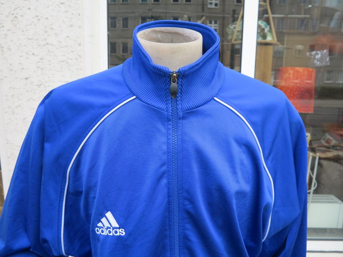 Adidas Training Jacket Sports Jacket Leisure Jacket Blue 90s Adidas Training Jacket Sports Jacket Leisure Jacket Blue 90s