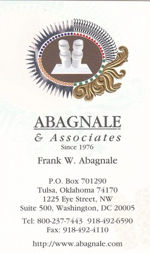 Frank Abagnale inspiration Catch Me if you Can SIGNED business card AUTOGRAPHED - Picture 2 of 4