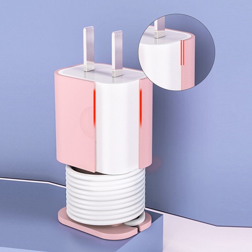For iPhone Charger Protector 18W/20W Charger Case Cover Adapter Shell 2in1 ↷ - Picture 9 of 16