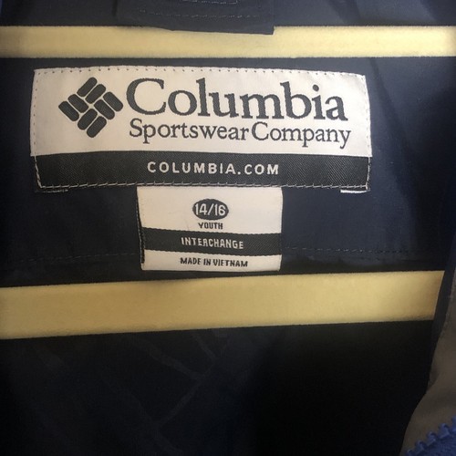 Columbia BUGABOO Omnitech Blue/Gray Winter Jacket Coat Youth Size 14/16 - Picture 9 of 15