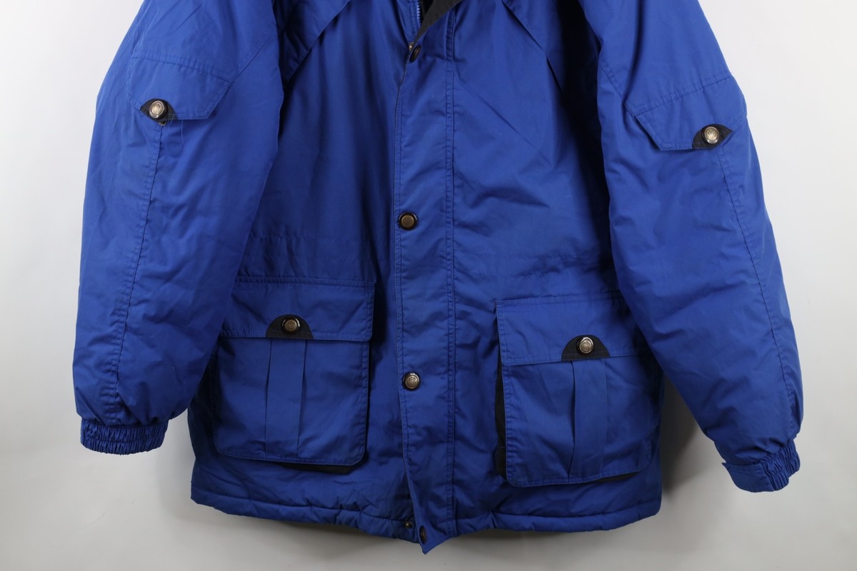Vintage 90s Streetwear Mens XLT Distressed Winter Puffer Parka 
