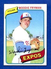 1980 TOPPS #607 WOODIE FRYMAN EXMT