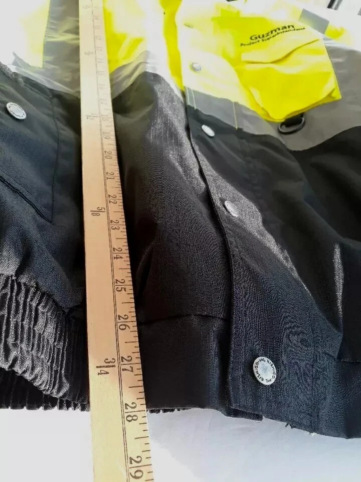 Chaqueta ML Kishigo Texas Flag Para Hombres XL Alta Visibilidad Ropa de Trabajo JS130 Lima Foto 4 de 4