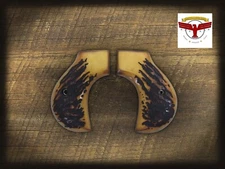 CIMARRON / UBERTI LIGHTNING SAA MAGNA-TUSK™ 2P AGED STAG GRIPS