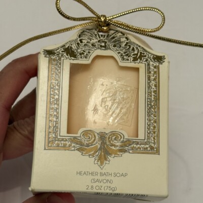 Aromatique Bath-Heather Bath Soap (Savon)-2.8 oz-Distributed In London-Manuf USA