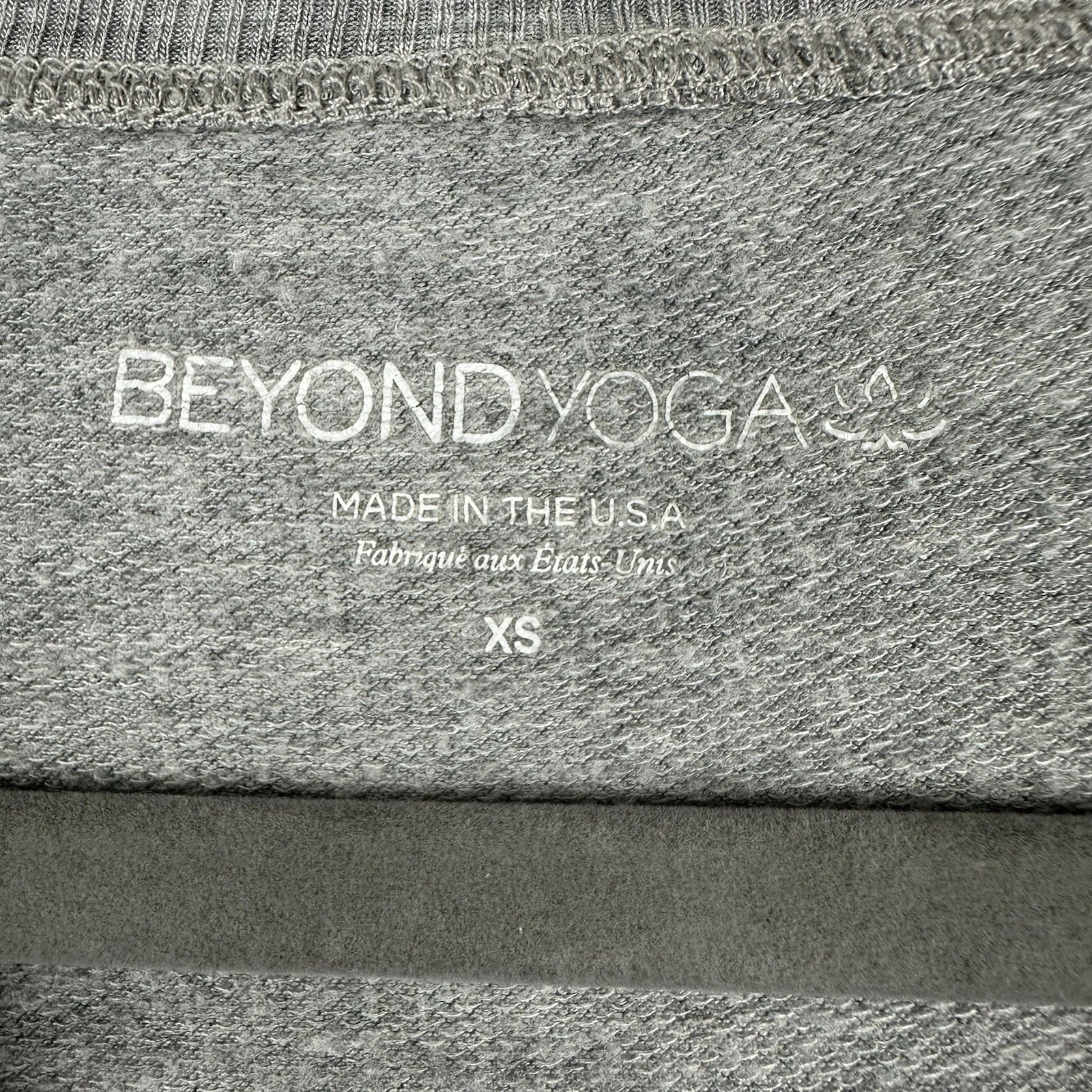 beyond-yoga pullover v neck long sleeve heather shirt