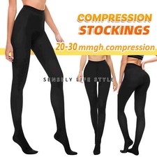 Medical Compression Pantyhose for Women Men 20-30 MmHg Support Leggings S-XXL US