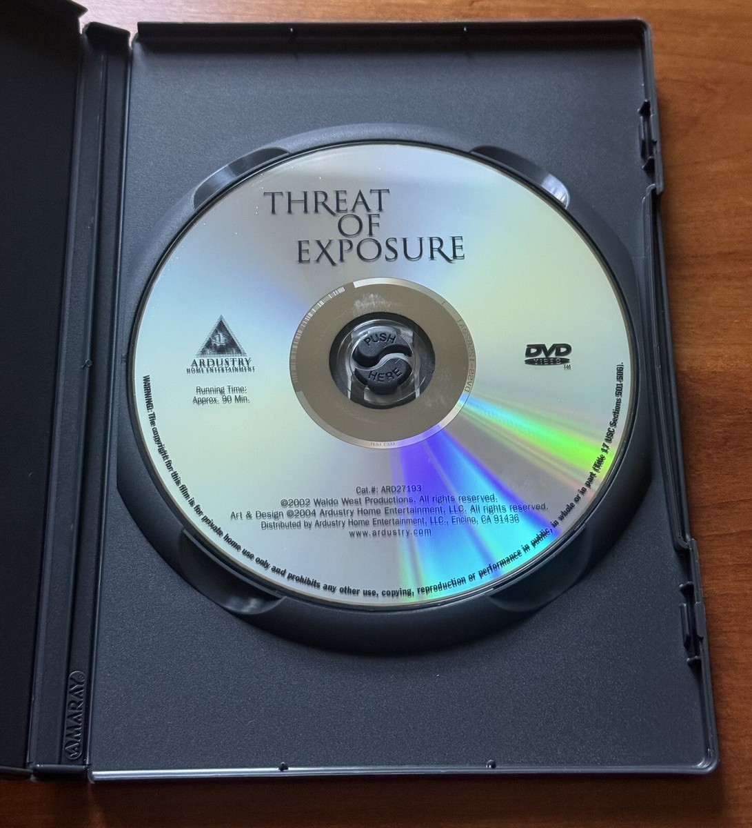 Threat of Exposure DVD. Giuliano Montaldo 2002 783722719329