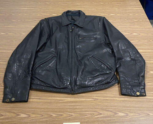 Authentic GAP zip leather jacket y2k vintage old rare 90s Authentic GAP zip leather jacket y2k vintage old rare 90s