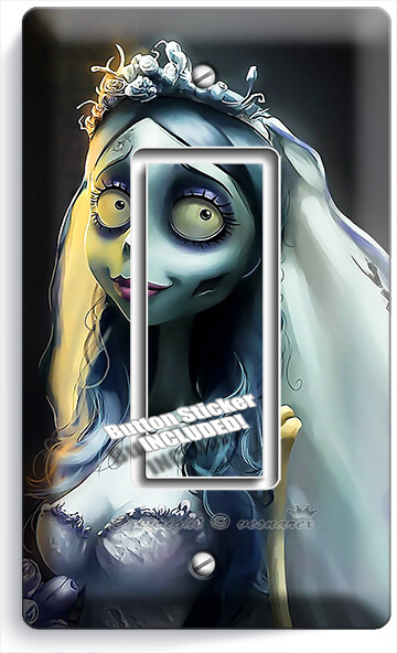 NIGHTMARE BEFORE CHRISTMAS BRIDE SALLY WEDDING DRESS LIGHT SWITCH OUTLET  PLATES | eBay