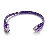 C2G 4ft 1.2m Cat5e Snagless UTP Ethernet Network Patch Cable - Purple