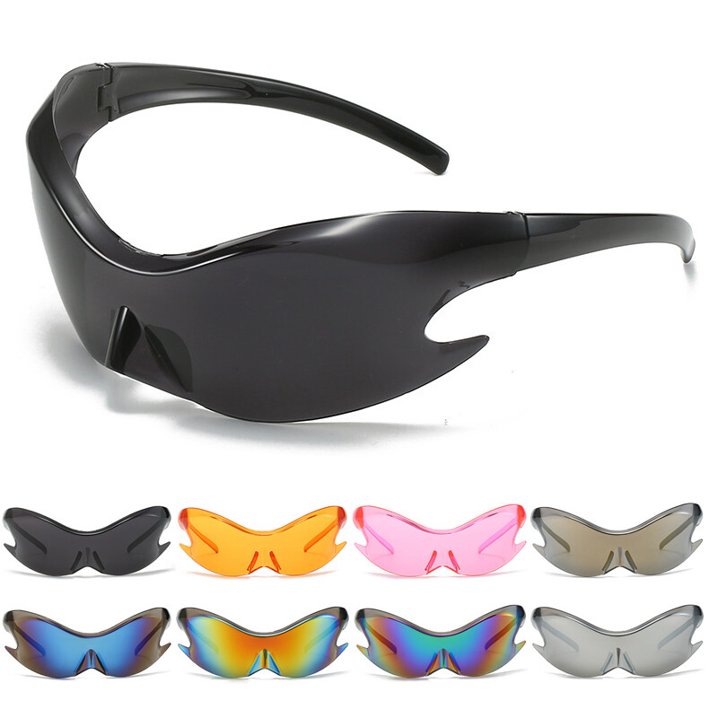 Fashion Sports Sunglasses UV Protection Oversized Wrap  display picture 2