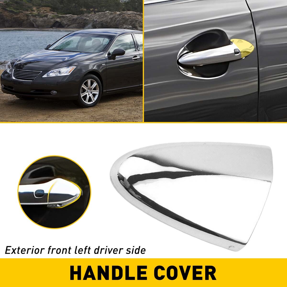 FOR Lexus ES350 20072012 Front Driver Side LH Chrome DOOR HANDLE KEY