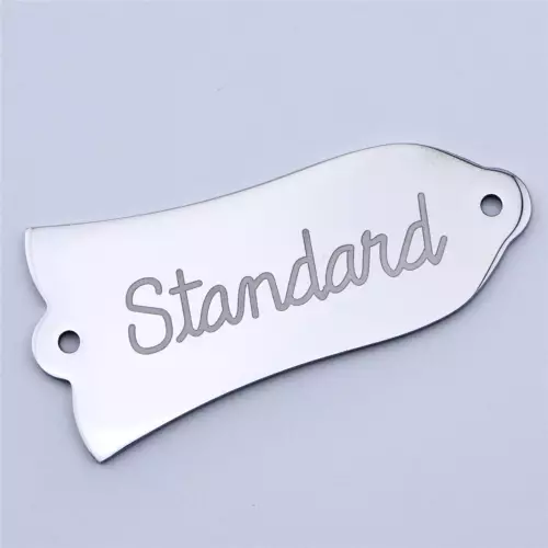 2 Hole Steel Guitar Truss Rod Cover Plate "Standard" Bell-Shape For Gibson LP/SG