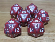 Magic the Gathering MtG D20 Spindown Die Red Expansion Set Dice YOU PICK ONE!