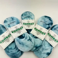 Bombas Women's Lightweight Tie Dye No Show Socks Size Large 5-Pack