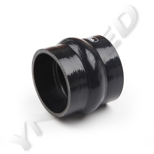 ENVÍO A EE. UU. 4 capas 3,5" pulgadas tubo de manguera de joroba recta turbo tubo acoplador de silicona negro - Imagen 4 de 6