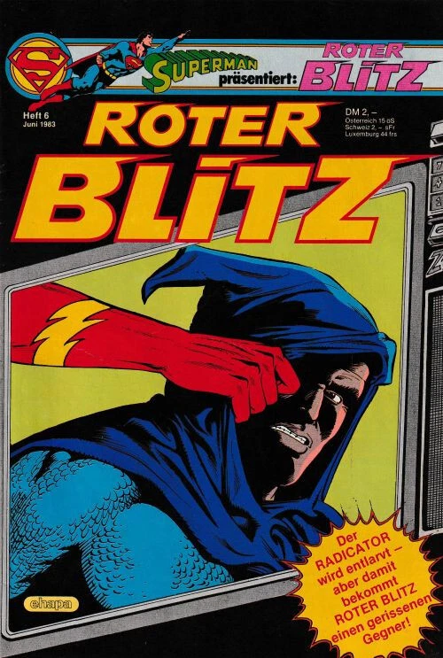 Roter Blitz Nr 6 Ehapa Verlag 1983 DC Flash - Bild 1 von 1