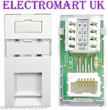 BT TELEPHONE SECONDARY SLAVE EXTENSION VOICE FACEPLATE MODULE 50MM X 25MM