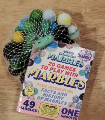 1994 Imperial Super Champion Marbles - #7850 - 49 Marbles 1 Shooter NEW UNOPENED
