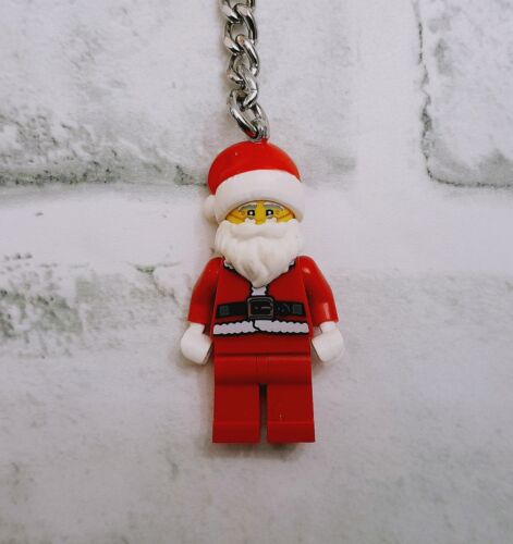 Lego Santa Claus Minifigure Keychain Holiday Christmas NEW - Picture 3 of 6