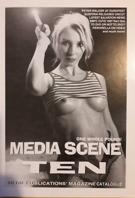 Media Scene Horror Cinema Underground Cult Magazine Catalogue Issue 10