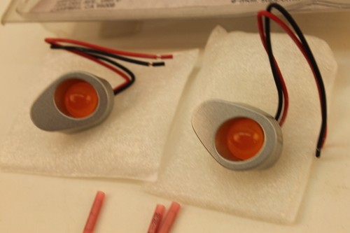 NEW GREGGS CUSTOMS YAMAHA 2003-05 R6 SILVER/AMBER FLUSH MOUNT TURN SIGNALS - Picture 4 of 7