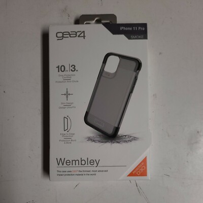   Gear4 Wembley Case for Apple iPhone 11 Pro - Smokey Black,Open Box
