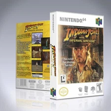 Nintendo 64 Case - NO GAME - Indiana Jones and the Infernal Machine