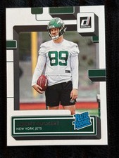 2022 Panini Donruss Football Jeremy Ruckert Rookie Card Rated Rookie #391 Jets N
