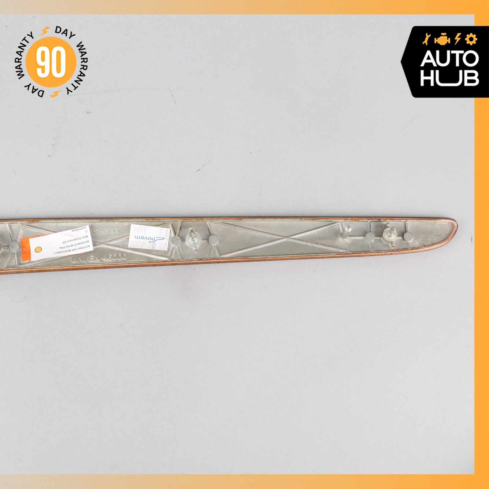 08-19 Maserati GranTurismo M145 Rear Left Driver Side Door Panel Trim Wood OEM