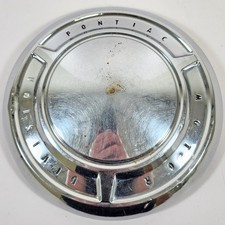  One Vintage 1961-1966 Pontiac 9 34 Dog Dish Hubcap Wheel Cover 