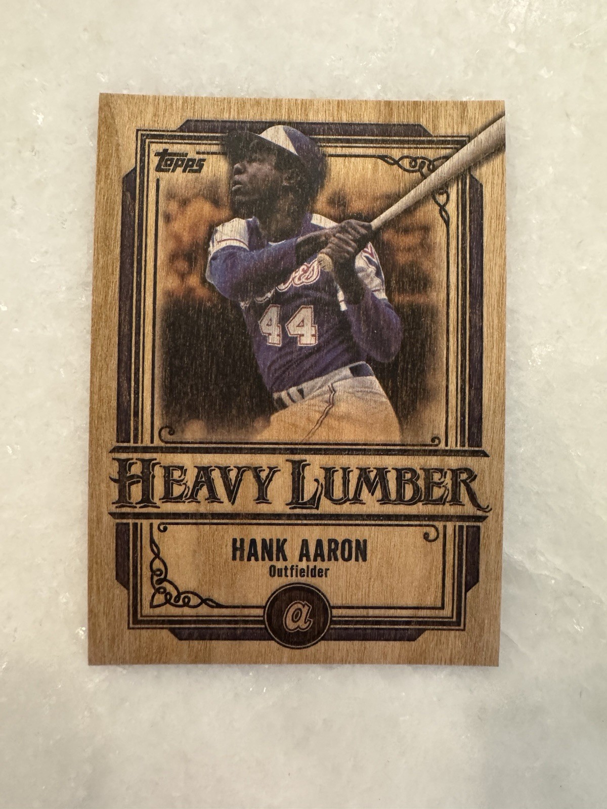 Hank Aaron 2025 Topps Heavy Lumber HL-25 SP