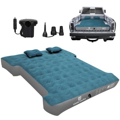 Truck Tent Mattress, Inflatable PVC/Flocked Pickup Airbed for Outdoor Camping