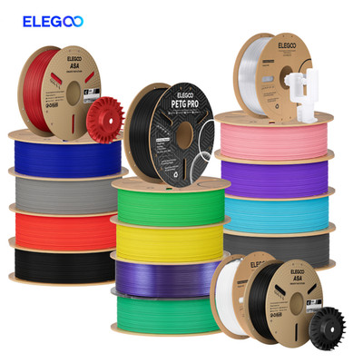 【Buy 3 Get 2 Free,Add 5】ELEGOO PLA Silk MATTE PETG 3D Printer Filament 1KG lot