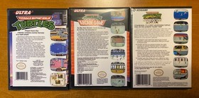 TMNT Teenage Mutant Ninja Turtles 1 2 3 Nintendo NES Custom Cases *NO GAMES*