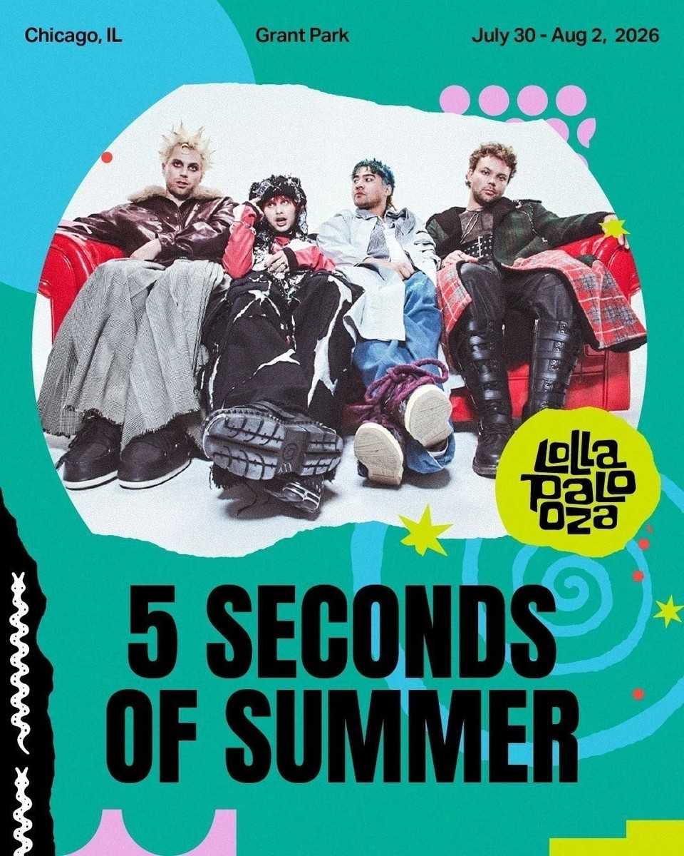 5 Seconds of Summer Everyone's A Star World Tour 2026 Poster