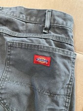 Dickies Regular Fit Sage Green Carpenter Jeans - Men's Heavy Work Pant 36x31