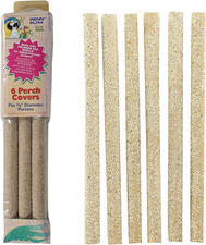 PENN-PLAX Sanded Bird Perch Covers   Made from Crushed Seashells   Great for Par
