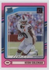 2024 Panini Clearly Donruss Rated Rookie Pink Keon Coleman #67 1co7