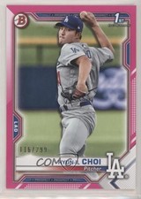 2021 Bowman Prospects Fuchsia Border 116/299 Hyun-il Choi #BP-130 0b3