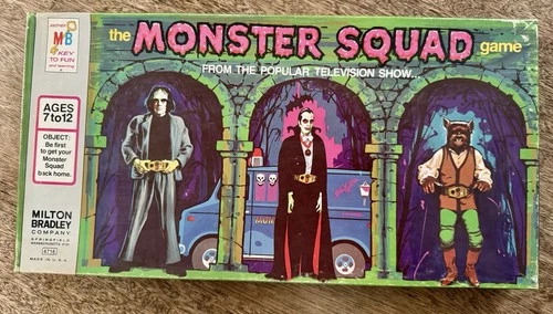 Vtg 1977 MILTON BRADLEY The Monster Squad BOARD GAME Missing Dice
