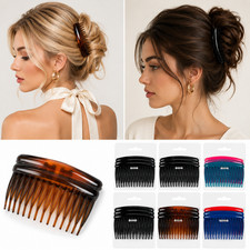 24pcs Women Long Hair Comb Claw Jaw Clamp Banana Side Clip Pin Stick Lot 3.25"