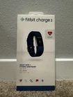 Fitbit Charge 2 Activity Tracker Heart Rate, Sleep, Notifications, Blue Band L