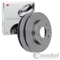2X NK Bremsscheiben 257Mm BelÜFtet Vorne Passend FÜR Nissan 200SX Almera
