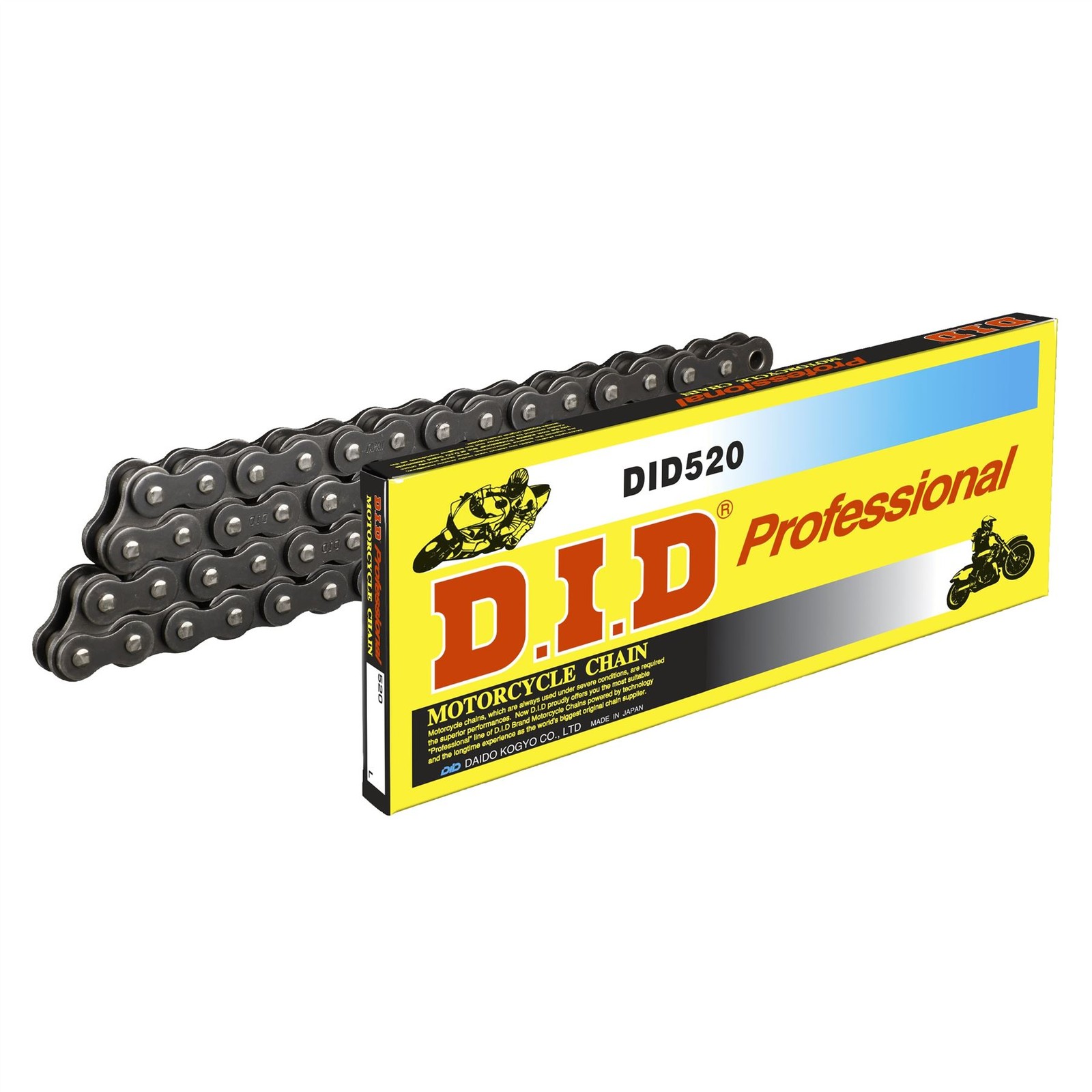 D.I.D. Non O-Ring Chain Black 520-116 Cagiva 125 Mito SP525 2008 - 2010