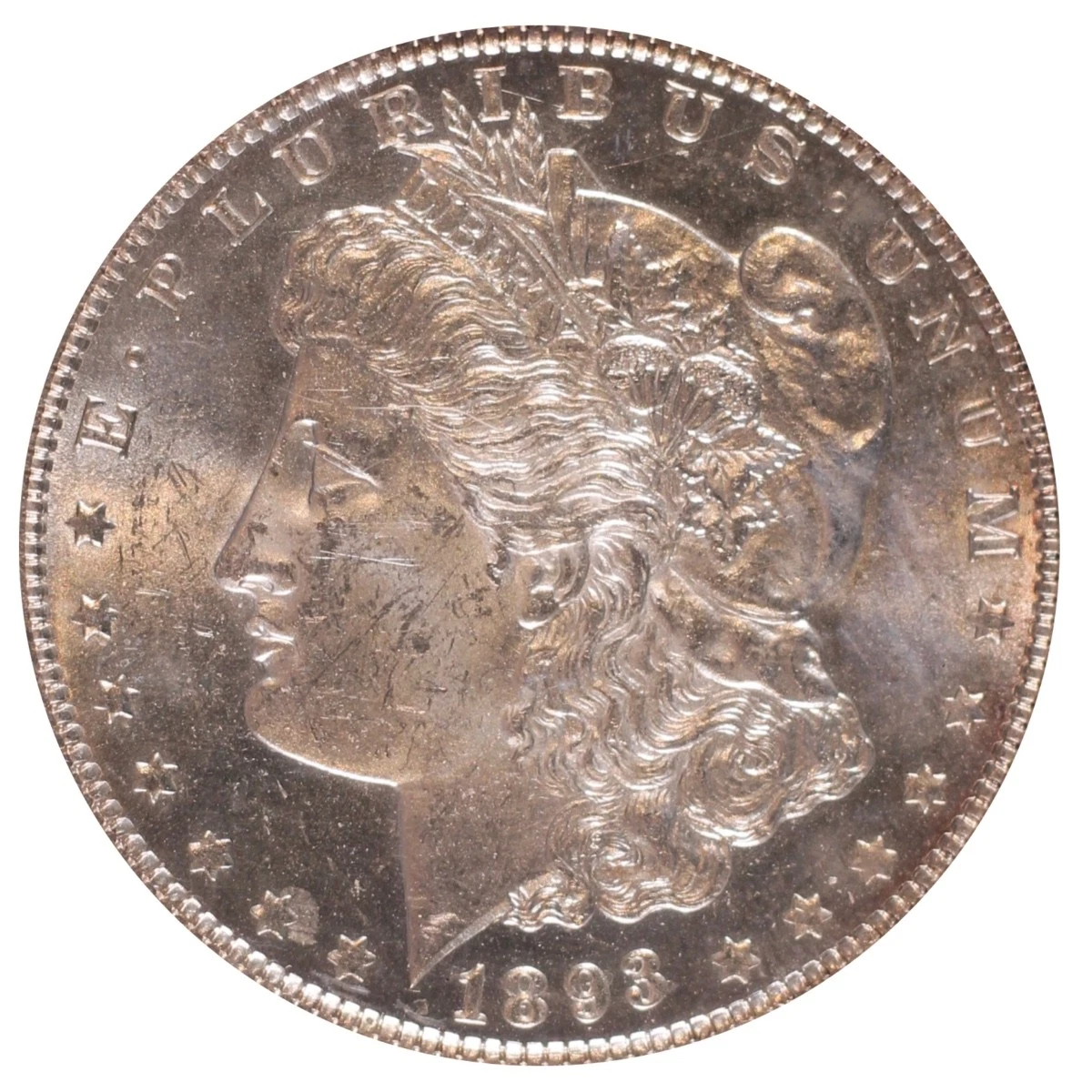 1893-O $1 Morgan Dollar PCGS MS62