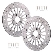 Pack Of 2 11.8 Front Brake Rotors For Harley Touring Road King Electra Glide